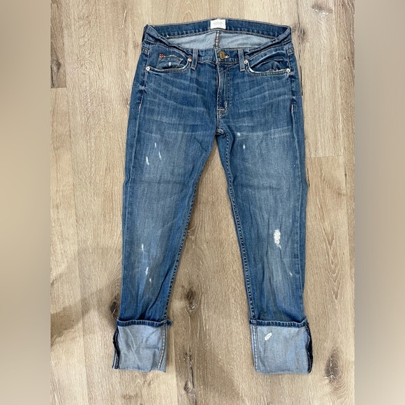 Hudson Jeans Muse Crop Skinny W/ 5in Cuff - Picture 2 of 10